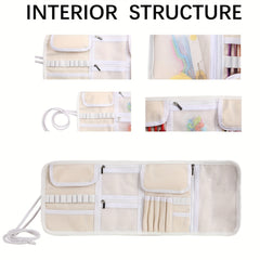 Crochet Storage Bag Organizer Without Hooks, Empty Crochet Hook Holder Case