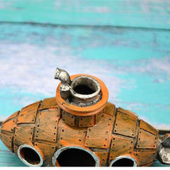 Resin Submarine Hollow Aquarium Decoration