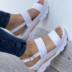 Women's Platform Wedge Sandals Ankle Strap Summer Shoes