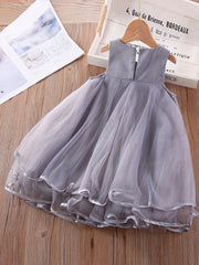 Rose Decor Princess Dress For Girls Birthday Dresses Party Ball Gown