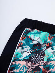 Boys Letter Print Sweatshirt Set Long Sleeve & Pants