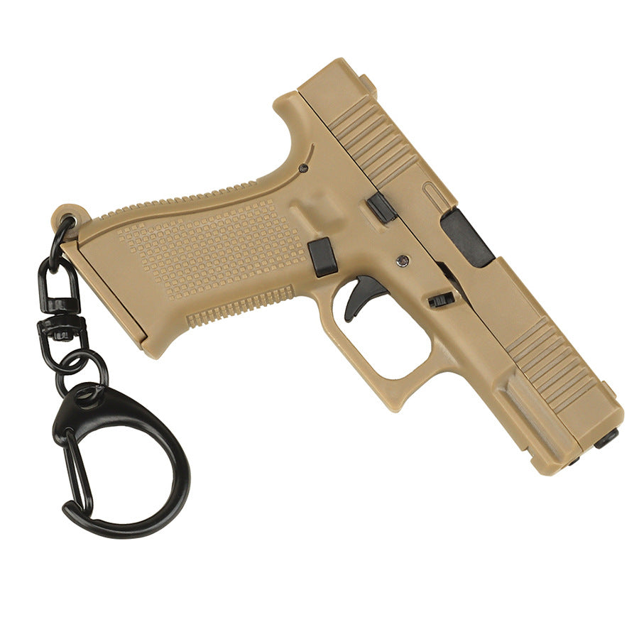 Mini G 45 Gun Weapon Keychain Detachable Key Ring Gift For Men
