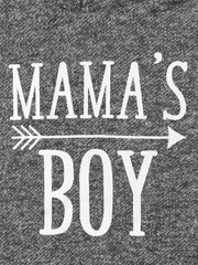Baby Boys Casual Mama s Boy Hooded Romper Jumpsuit
