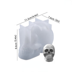Skull Silicone Resin Mold Craft DIY Mould Epoxy Resin Casting Molds