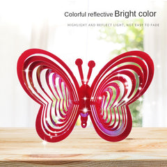 Heart Pattern Bird Repellent Hanging Ornament Outdoor Garden Decor
