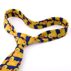 Yellow Duck Tie Men's Formal Dress Groomsmen Tie