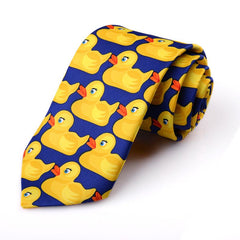 Yellow Duck Tie Men's Formal Dress Groomsmen Tie
