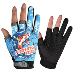 Breathable Fingerless Fishing Gloves for Outdoor Adventures