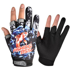 Breathable Fingerless Fishing Gloves for Outdoor Adventures