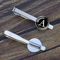 Men's Letter Alloy Tie Clip Set