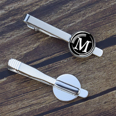 Men's Letter Alloy Tie Clip Set