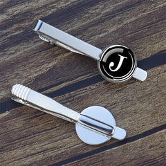 Men's Letter Alloy Tie Clip Set