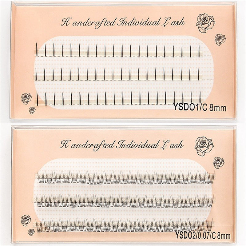 Natural Fishtail Cartoon Fairy Eyelashes Extension