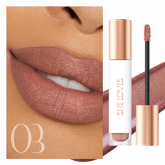 Glitter Liquid Lipsticks Matte Lip Glaze Waterproof Long Lasting Lip Gloss