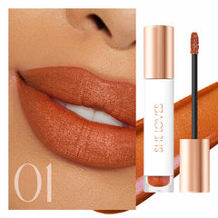 Glitter Liquid Lipsticks Matte Lip Glaze Waterproof Long Lasting Lip Gloss