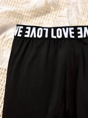 2pcs Girls Casual Leggings Pants For Kids Children Summer