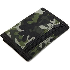 Kids Camouflage Canvas Coin Purse Wallet - Boys and Girls