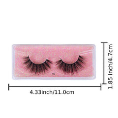20 Pairs 3D Mink Lashes Soft Fluffy False Eyelashes - Natural Glamorous Look