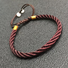 Adjustable Red Rope Braided Couple Bracelet