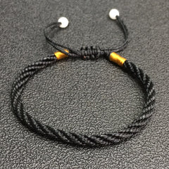 Adjustable Red Rope Braided Couple Bracelet