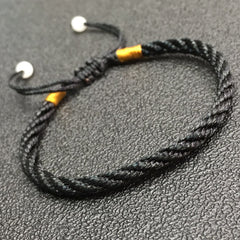 Adjustable Red Rope Braided Couple Bracelet