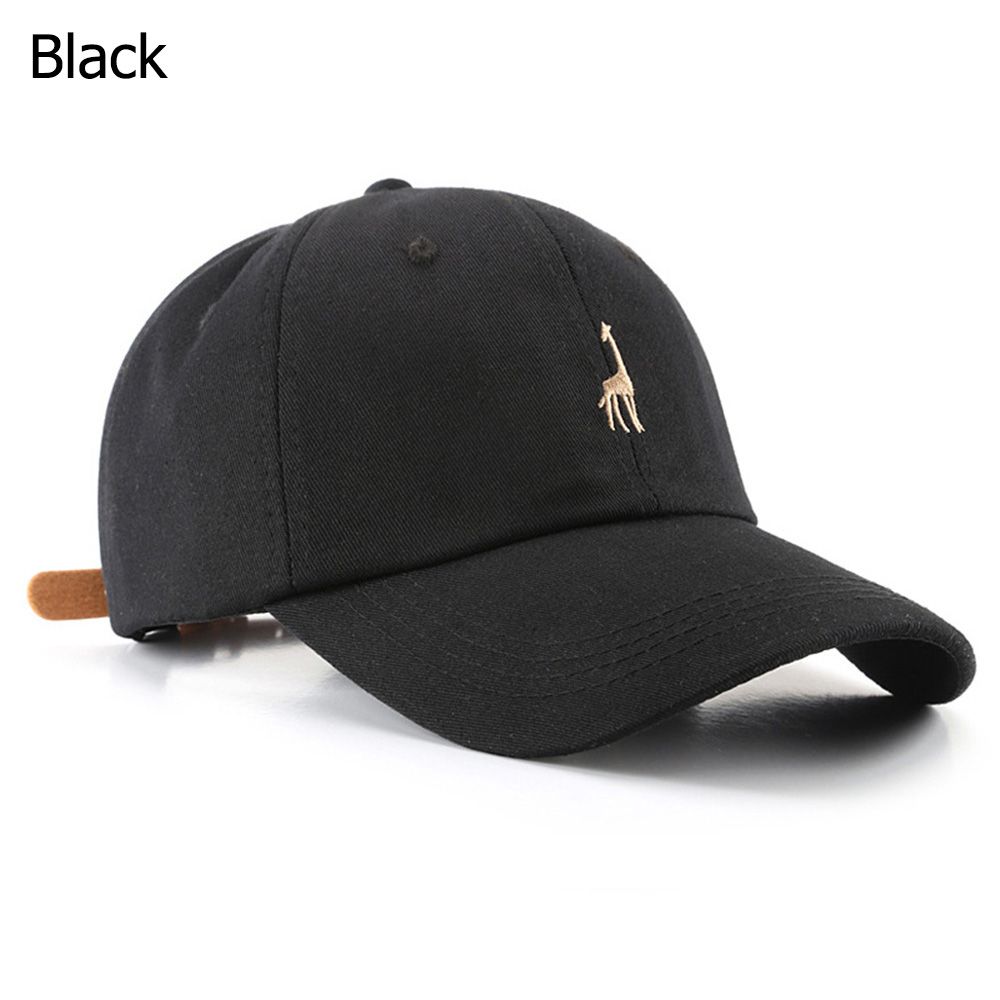 Giraffe Embroidered Baseball Cap Sunscreen Trucker Hat