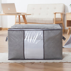 Folding Storage Bag Non Woven Fabric Clothes Blankets Books Toys Organizer