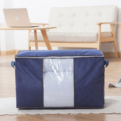 Folding Storage Bag Non Woven Fabric Clothes Blankets Books Toys Organizer