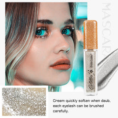 Sparkling Mascara Sequin Broken Diamond Slender Mascara Long Lasting