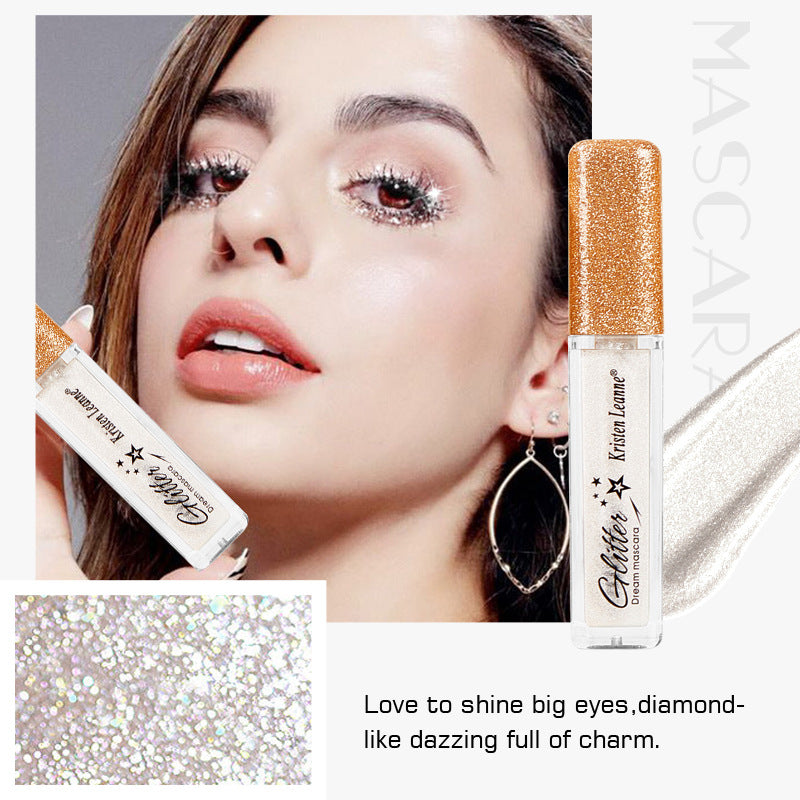 Sparkling Mascara Sequin Broken Diamond Slender Mascara Long Lasting
