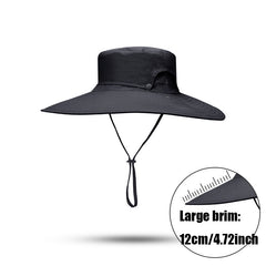 UV Proof Wide Brim Bucket Hat for Men