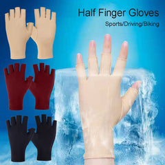 Breathable Fingerless Gloves for Men Women Spring Autumn Fitness Sports Driving