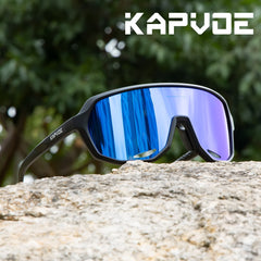 KAPVOE Sports Sunglasses TR90 Frame Cycling Running Golf