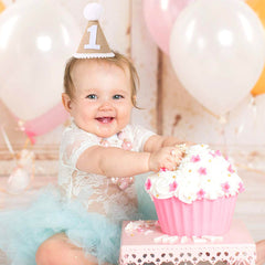 Adorable Burlap Number Hat for Special Birthdays