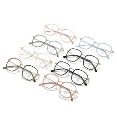 Square Frame Clear Lens Glasses Minimalist Anti Eyewear