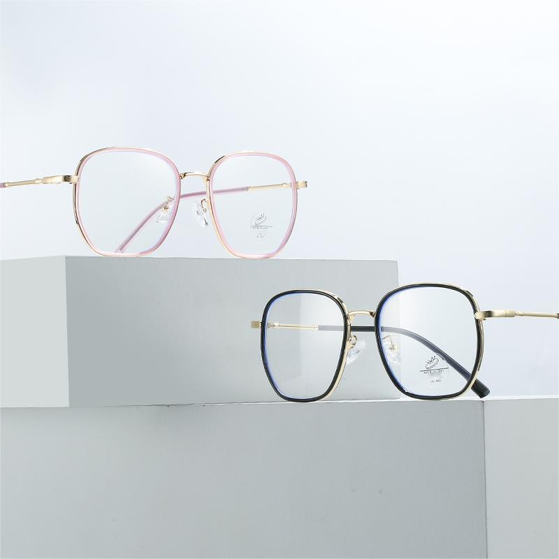 Square Frame Clear Lens Glasses Minimalist Anti Eyewear