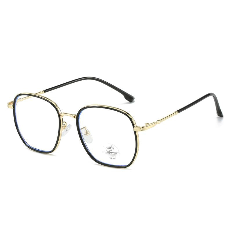 Square Frame Clear Lens Glasses Minimalist Anti Eyewear