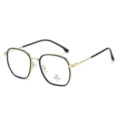 Square Frame Clear Lens Glasses Minimalist Anti Eyewear