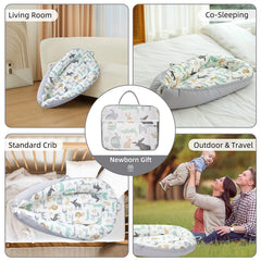 Soft Baby Lounger for 0-12 Months Old