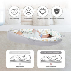 Soft Baby Lounger for 0-12 Months Old