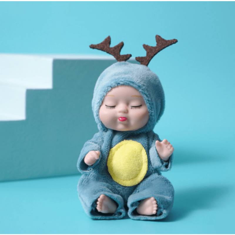 Cute Sleeping Baby Doll with Rebirth & Accessories