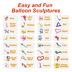 Cartoon Shape Thickened Long Balloon with Pump