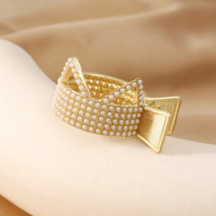 Rhinestone Ponytail Hair Claw Clip Metal Barrette Decorative Accessories