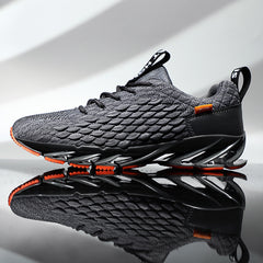 Men's Fish Scale Blade Sneakers Lightweight Breathable Sport Shoes