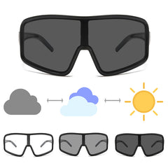 UV Protection Photochromic Square Sunglasses for Men