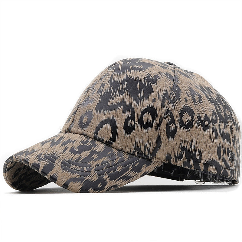 Leopard Print Baseball Cap Women Men Hats Sun Beach Snapbacks