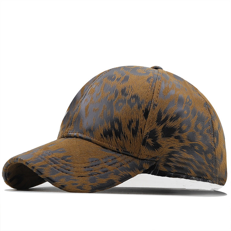 Leopard Print Baseball Cap Women Men Hats Sun Beach Snapbacks