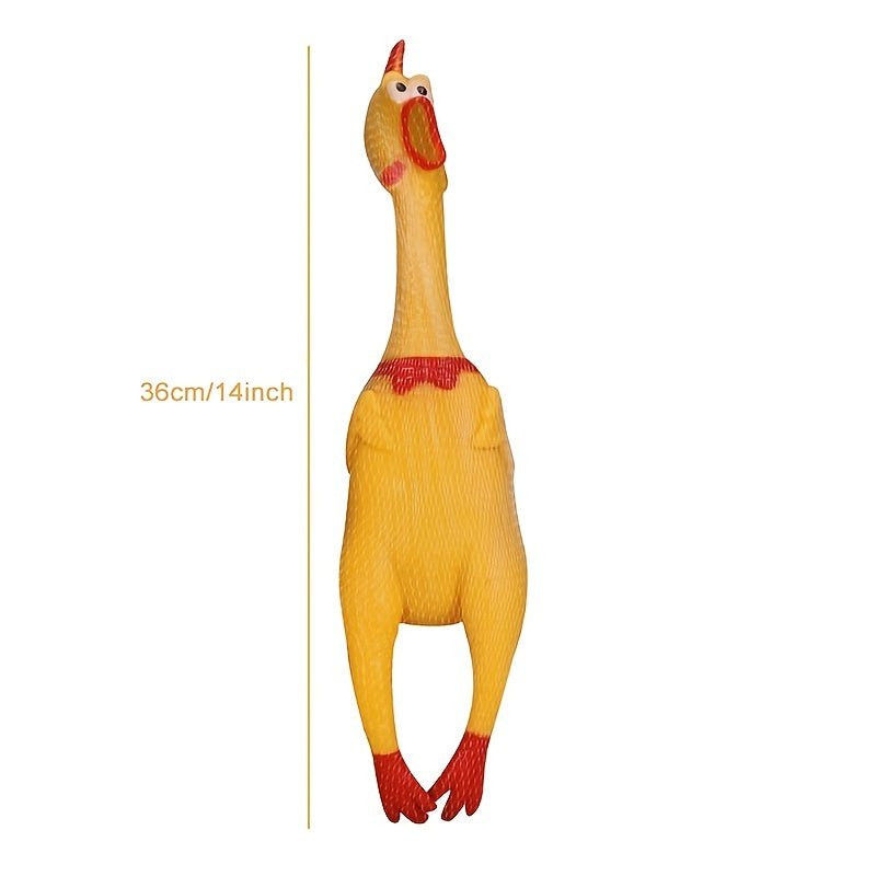 Screaming Chicken Squeeze Sound Toy Funny Decompression