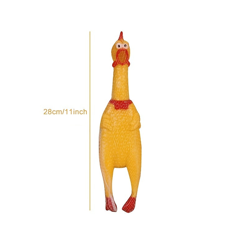 Screaming Chicken Squeeze Sound Toy Funny Decompression