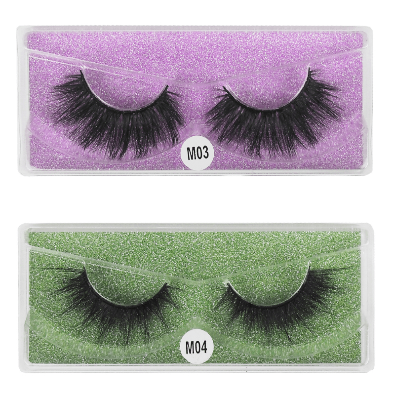 20 Pairs 3D Mink Lashes Natural Looking False Eyelashes Set Makeup Birthday Gift